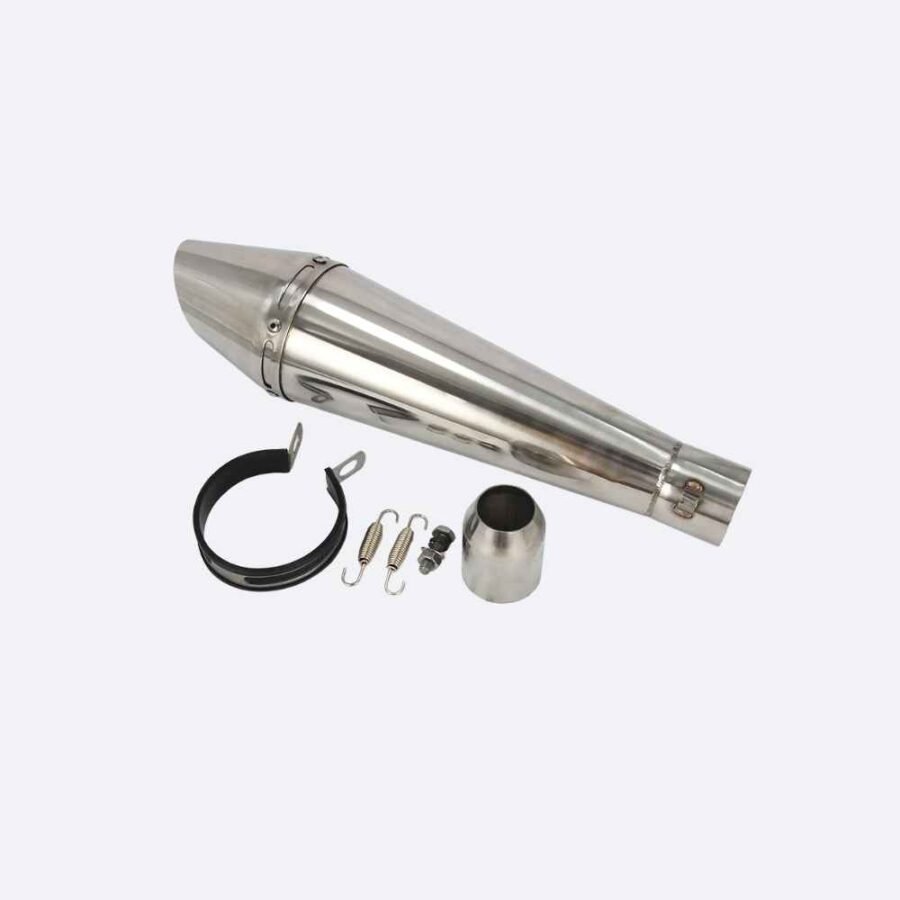 jfg racing exhaust muffler for motorcycle street bike atv-left