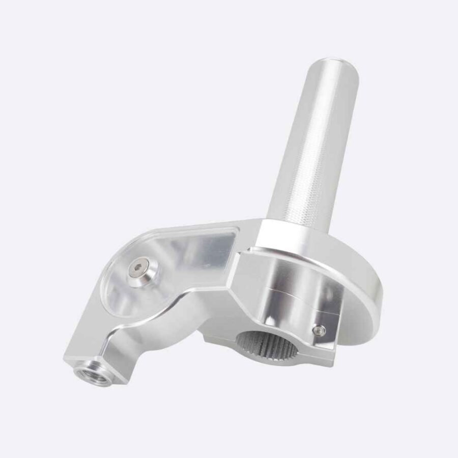 aluminum throttle grips for honda-silver