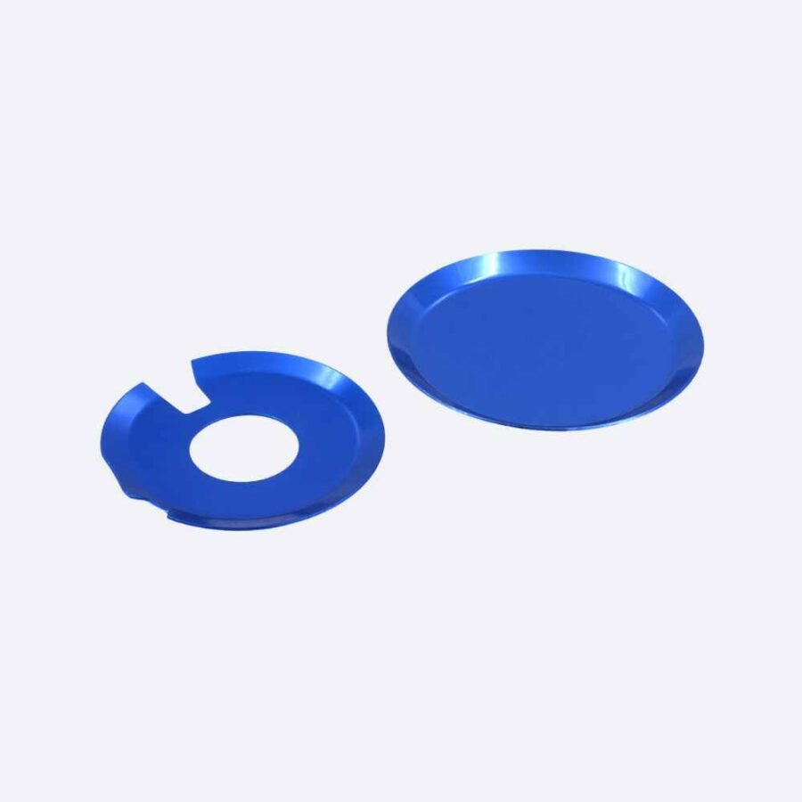 clutch cover guard for klx400 and suzuki-blue