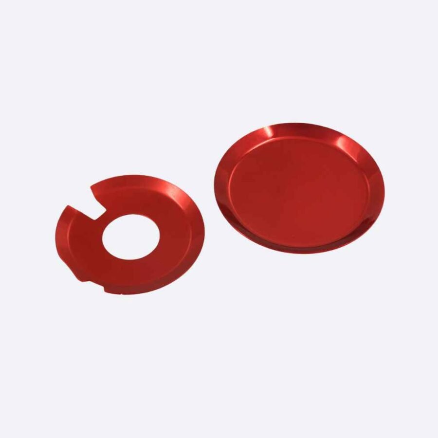 clutch cover guard for klx400 and suzuki-red