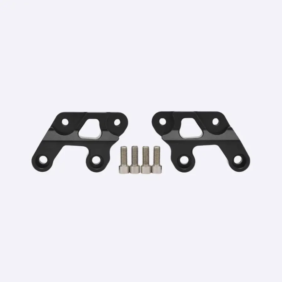 sur ron foot pegs drop bracket-black