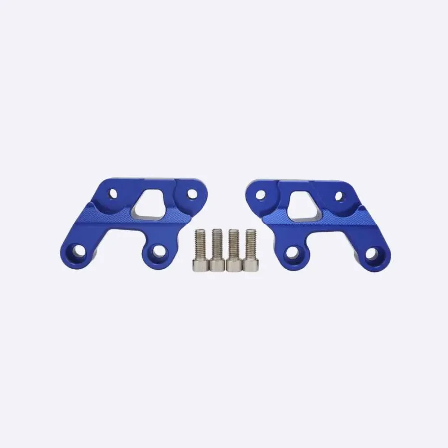 sur ron foot pegs drop bracket-bule