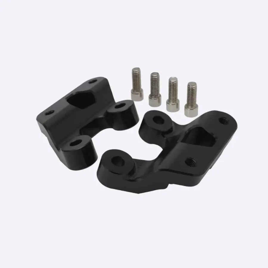 sur ron foot pegs drop bracket-left side