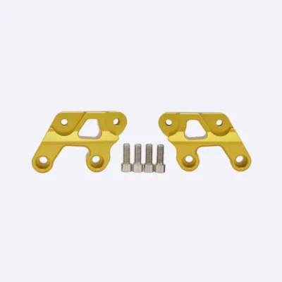 sur ron foot pegs drop bracket-yellow