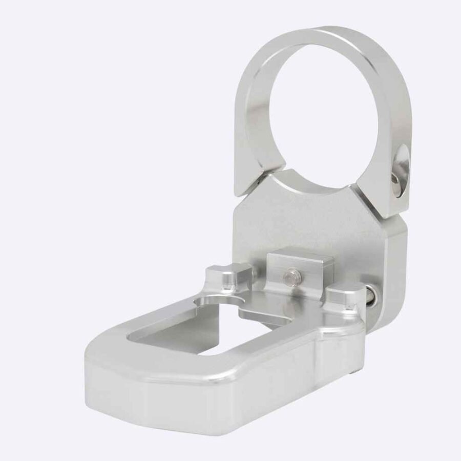 Digital Display Relocation Bracket For Sur Ron - silver