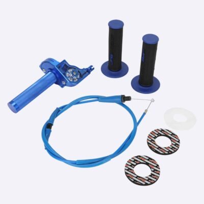 22MM Universal Dirt Bike Throttle-blue