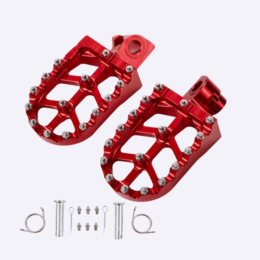 Foot Pegs Fit ETM RTR-red Foot Pegs Fit ETM RTR-red